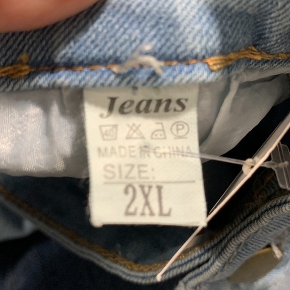 Bougies Boutique unbranded Very distressed jeans Sz 2XL & XL good condition - Picture 5 of 7